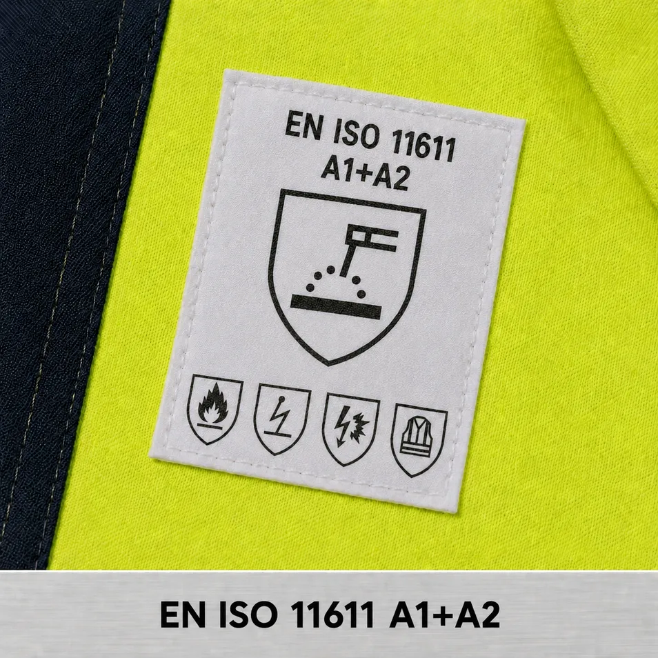 Chaqueta de seguridad industrial de alta visibilidad