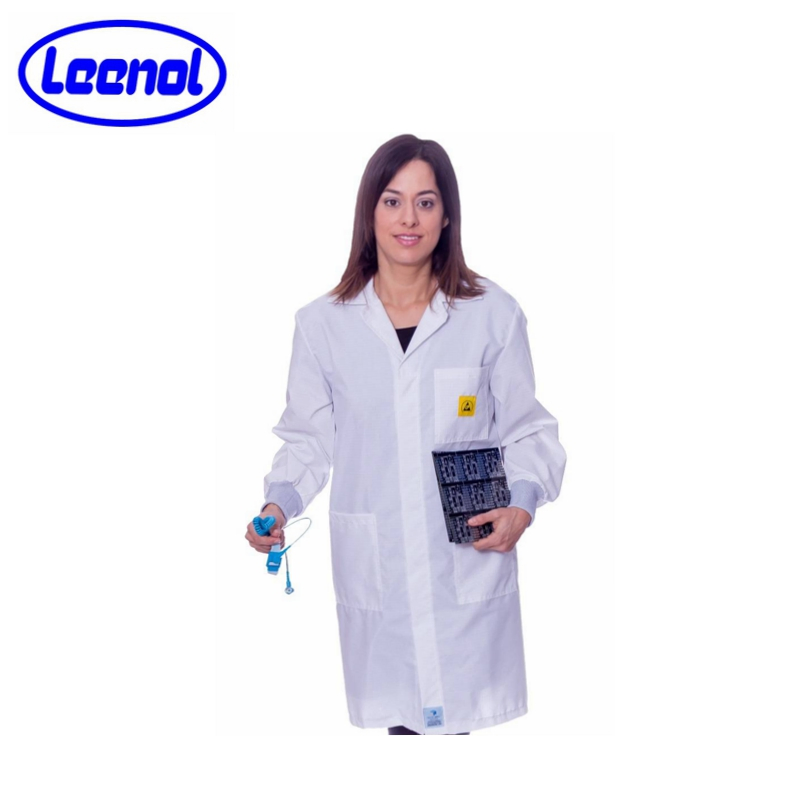 Limpieza de ropa de trabajo ESD para venta al por mayor, mono de limpieza antiestático