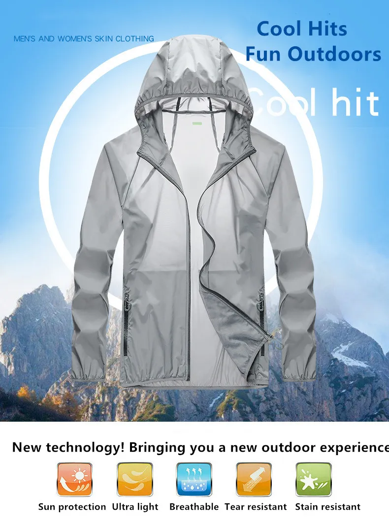 Ropa de Verano para Mujeres, Chaqueta Protectora Solar UV50 Estilosa, Ligera, Transpirable y Fresca para la Playa, Ropa Exterior a Prueba de Sol