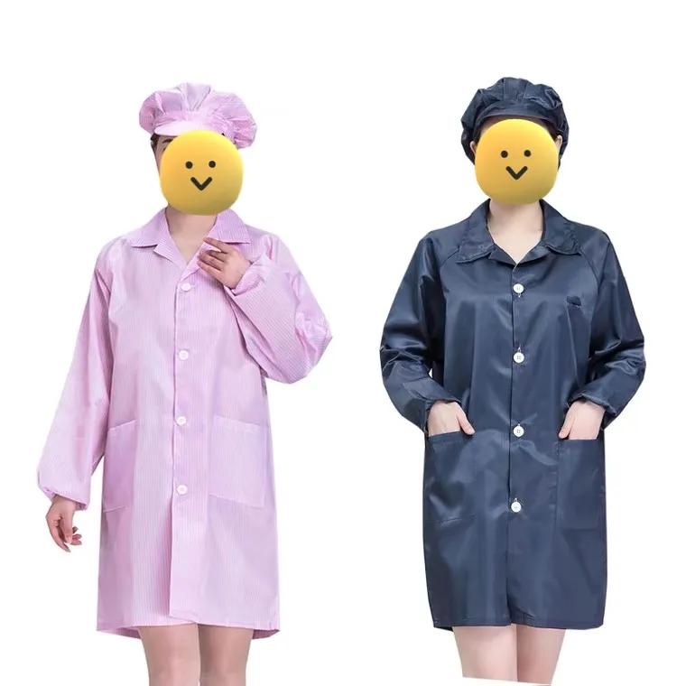 Venta Caliente Abrigo Antiestático Ropa Protectora para Taller Ropa ESD