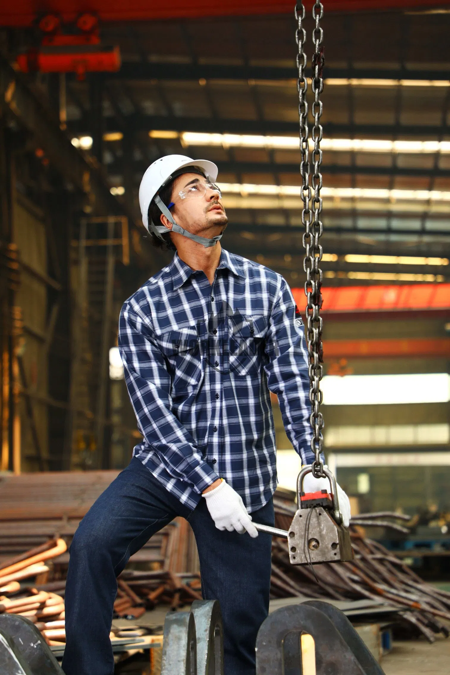 Ropa de trabajo protectora certificada CE de OEM Nfpa2112 camisa de seguridad