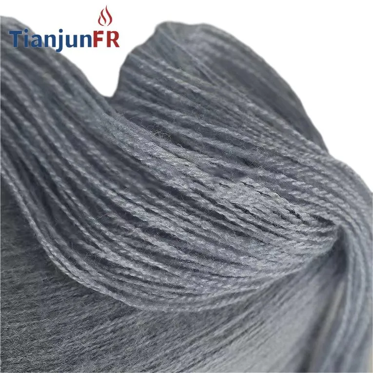 Ropa de fibra modacrílica, algodón y nylon resistente al fuego para protección retardante de llamas