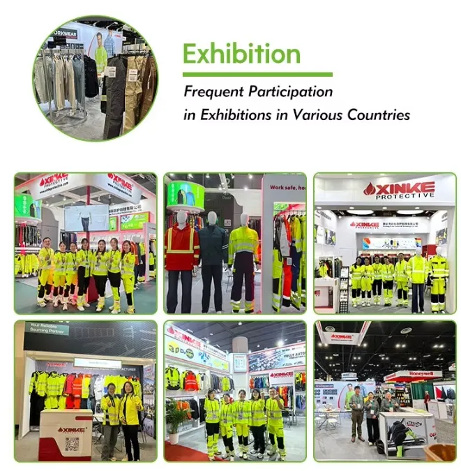 Exposición de equipo de protección personal