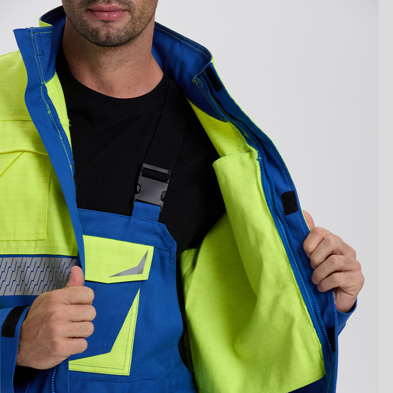 Hola Cinta Reflectante de Alta Visibilidad Seguridad Protección EPP Impermeable Ropa de Trabajo Chaqueta de Trabajo