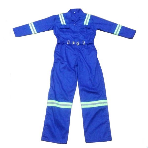 Ropa de trabajo protectora de buena calidad, mono de seguridad azul marino