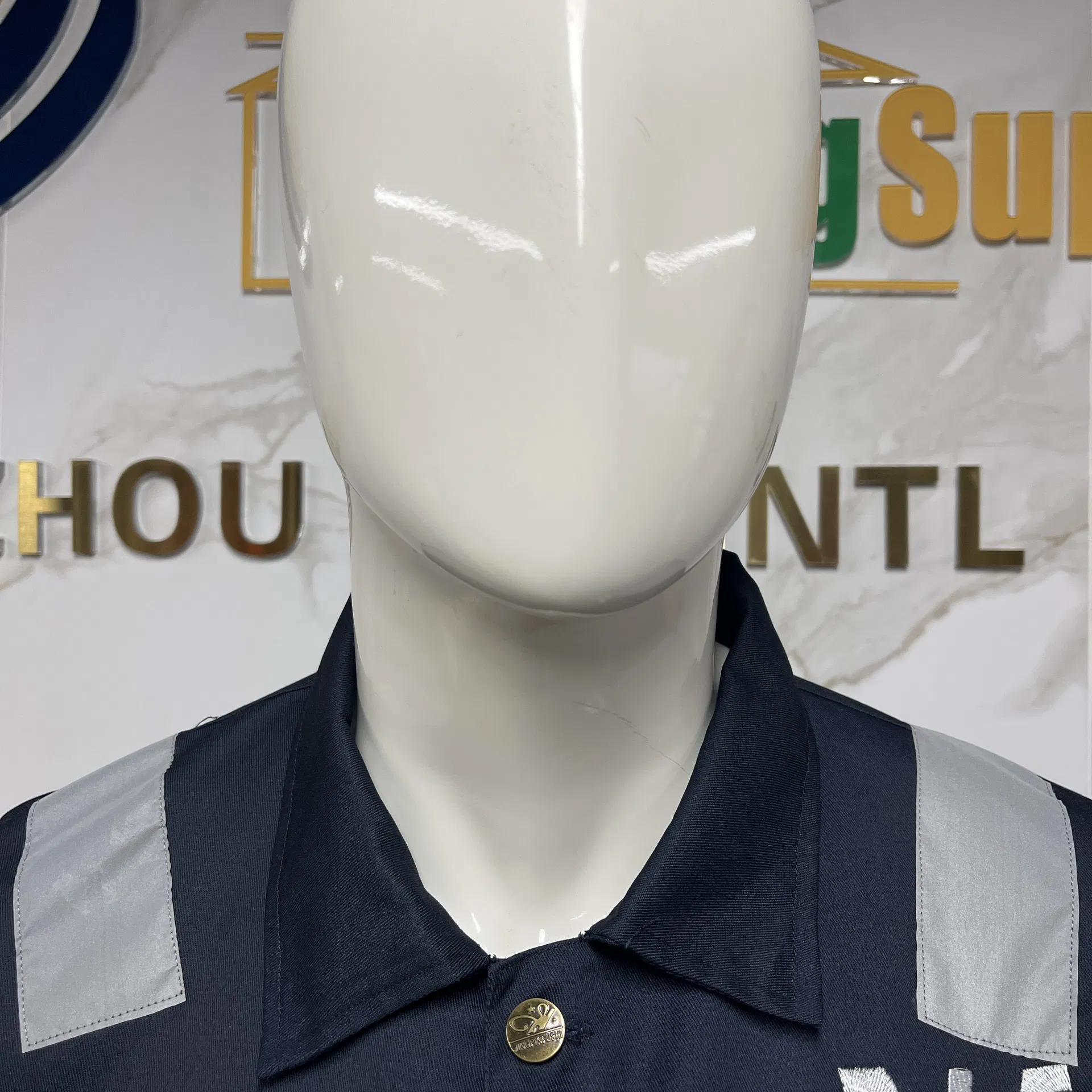 Mono de protección ignífugo de algodón, ropa de trabajo segura, antiestática para construcción