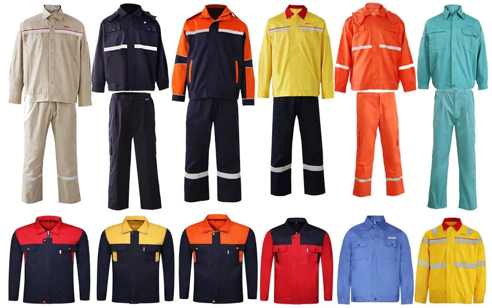 Uniforme de seguridad reflectante de alta visibilidad con tela duradera, ropa de trabajo industrial