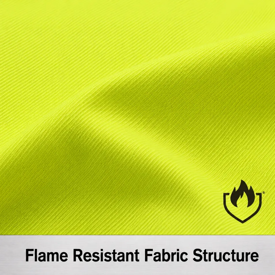 Chaqueta de seguridad industrial de alta visibilidad