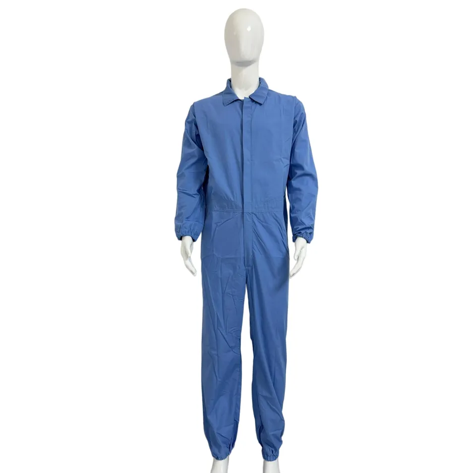 Ropa de trabajo multi-bolsillo resistente al fuego para taller de componentes ópticos para un confort superior y un mejor rendimiento en la seguridad laboral
