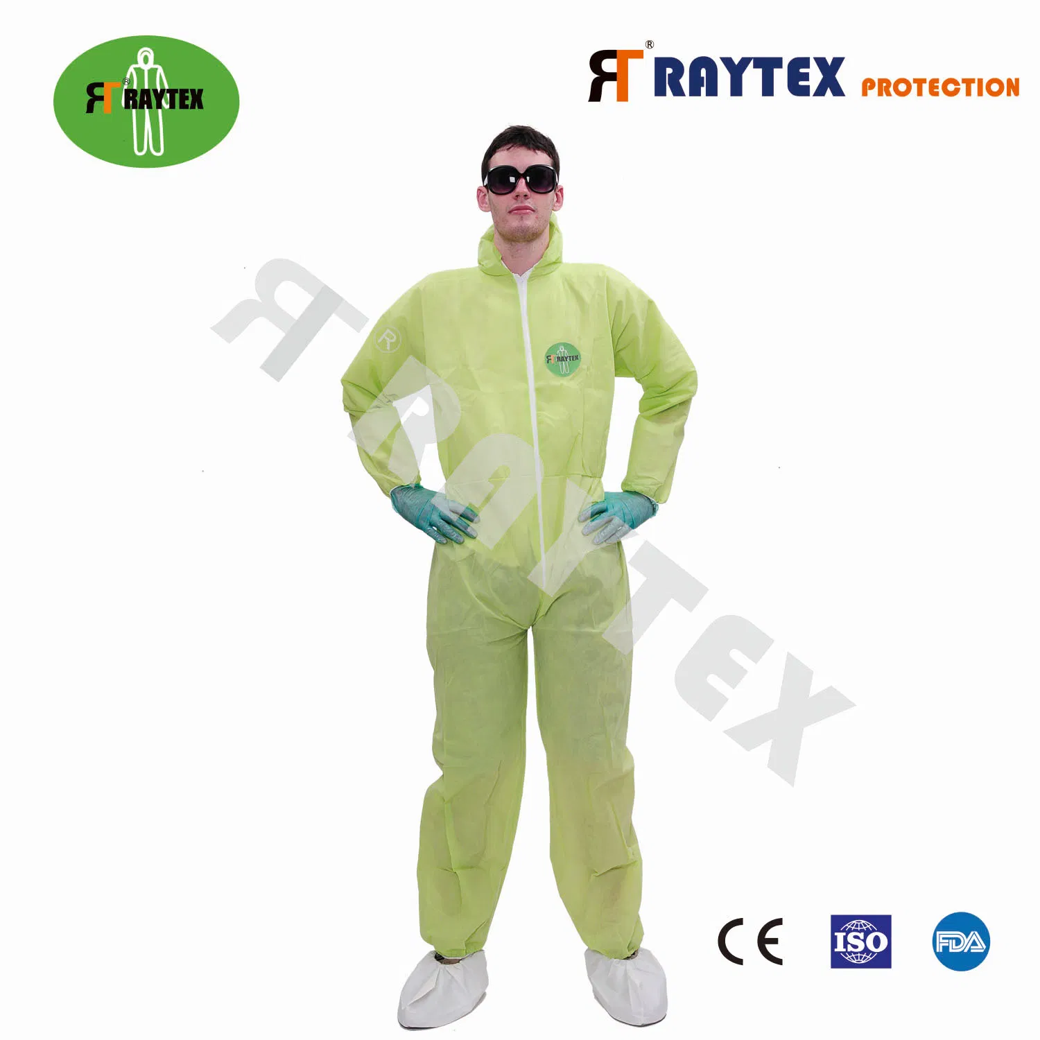 Ropa de trabajo protectora desechable clásica de PP no tejido para venta al por mayor