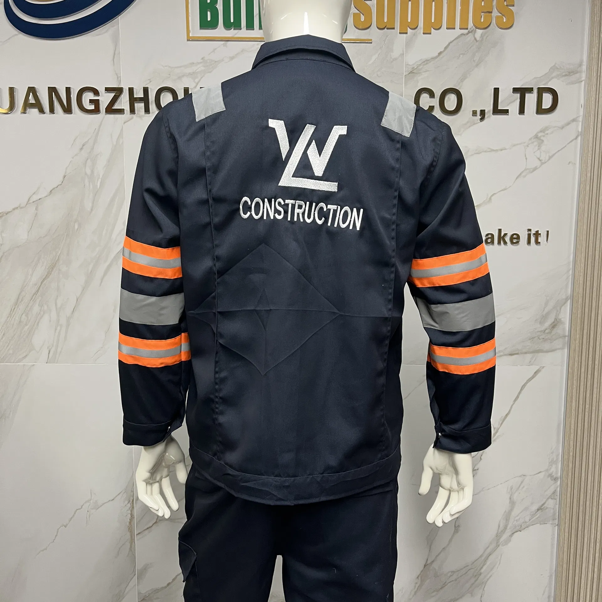 Mono de protección ignífugo de algodón, ropa de trabajo segura, antiestática para construcción