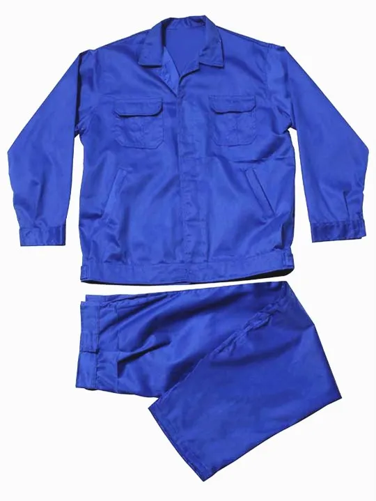 Ropa de trabajo protectora de buena calidad, mono de seguridad azul marino