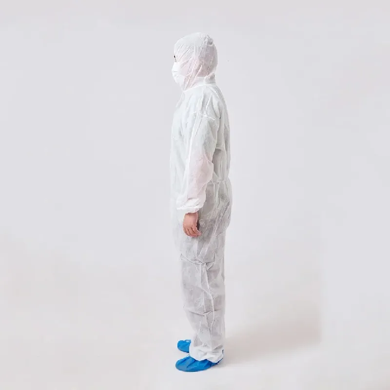 Ropa de trabajo desechable antistática de protección química, monos de tela no tejida