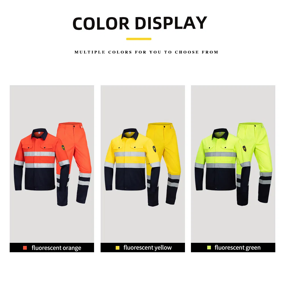 Uniformes de trabajo de alta visibilidad para construcción de carreteras, overoles de trabajo Hi Vis, ropa de trabajo antiestática