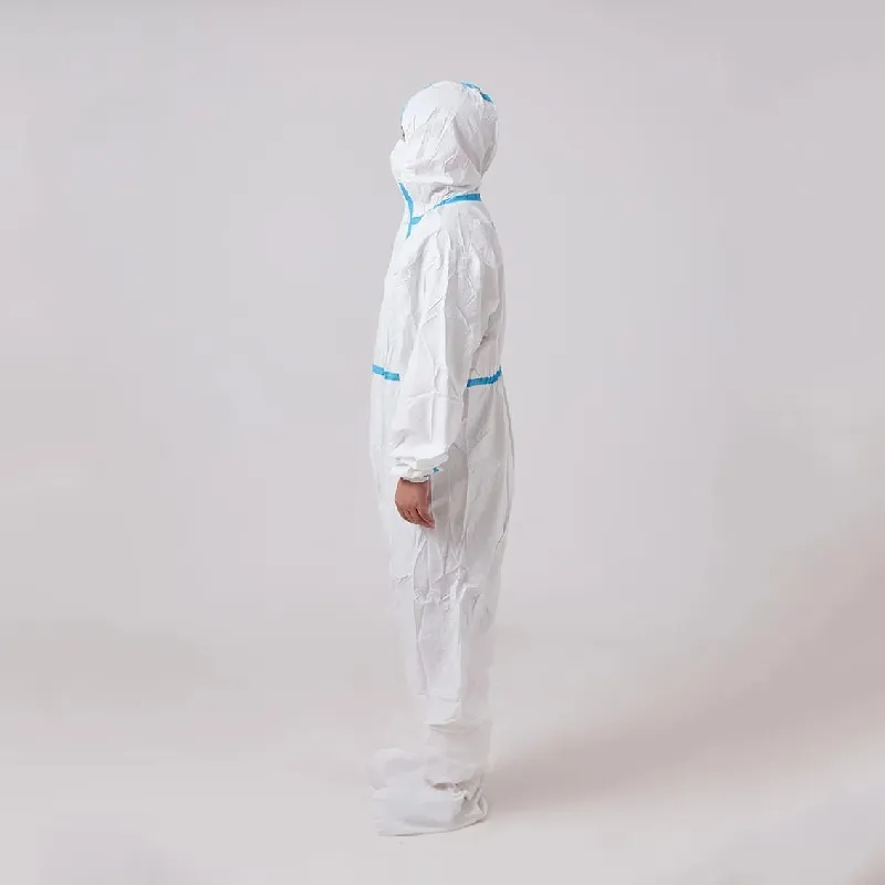 Ropa de trabajo desechable antistática de protección química, monos de tela no tejida