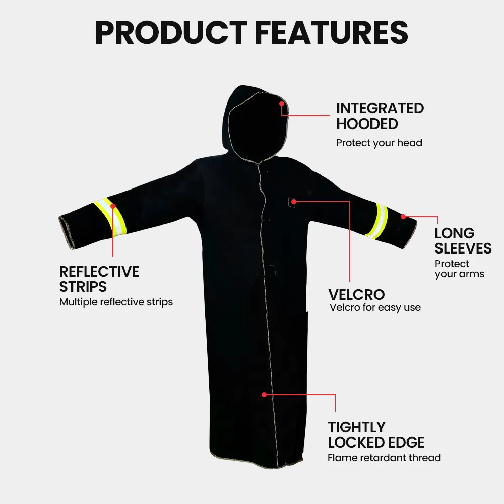 Ropa ignífuga de fibra de carbono preoxidada para la seguridad en la lucha contra incendios y la soldadura