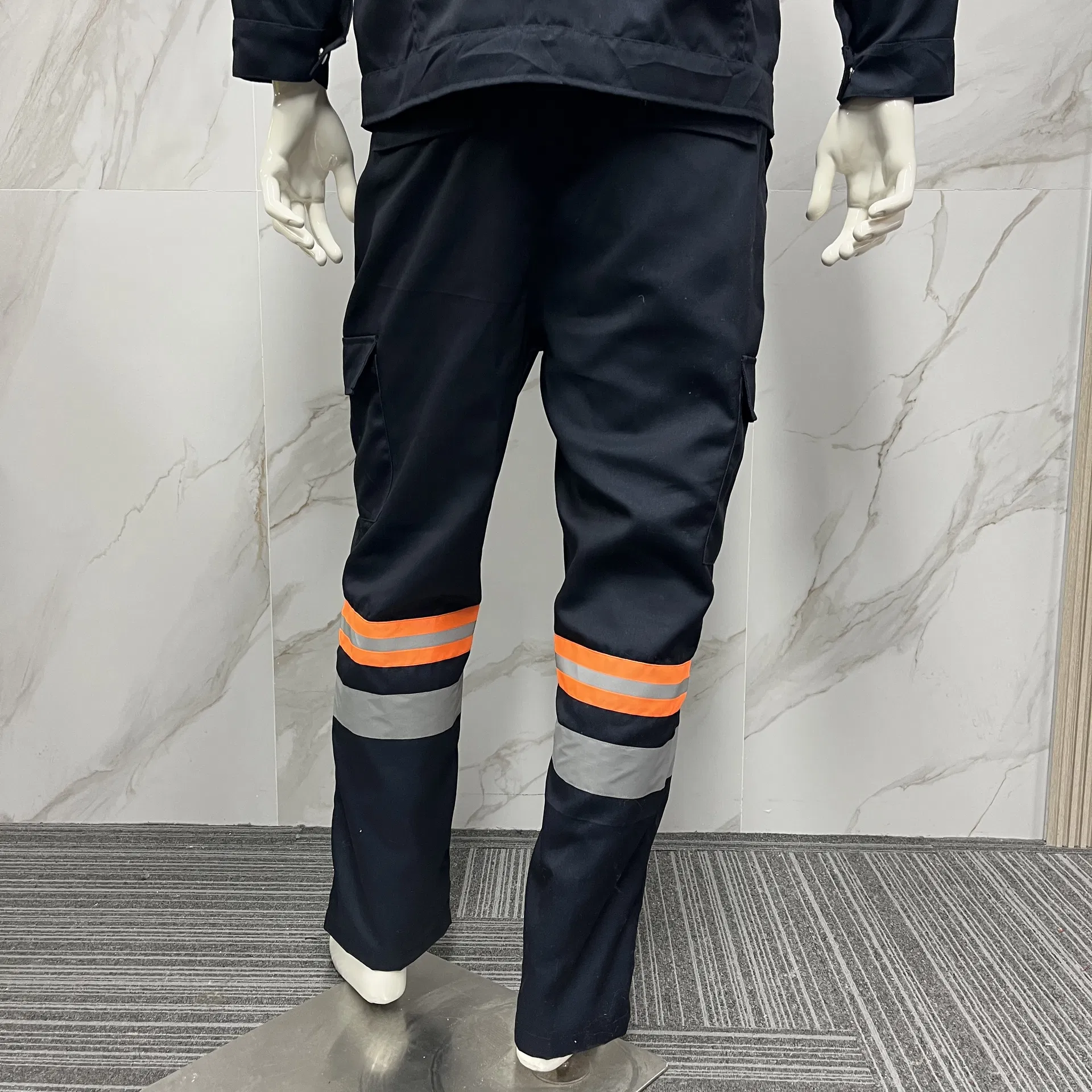 Mono de protección ignífugo de algodón, ropa de trabajo segura, antiestática para construcción