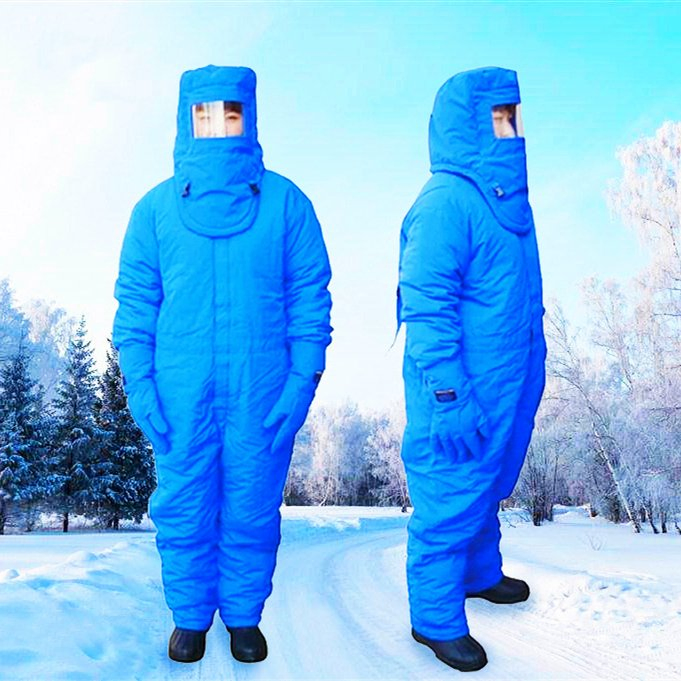 Precio de fábrica traje criogénico ropa protectora de nitrógeno líquido