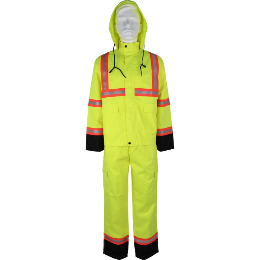Chaqueta Hi-Vis de seguridad Ropa dos piezas Ropa ignífuga F1218