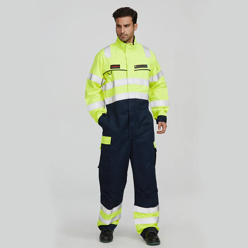 Mono de piloto de aramida anti-flama, uniforme de soldadura, seguridad contra incendios, protección industrial contra arco eléctrico, overoles rojos, ropa de trabajo, equipo de protección personal