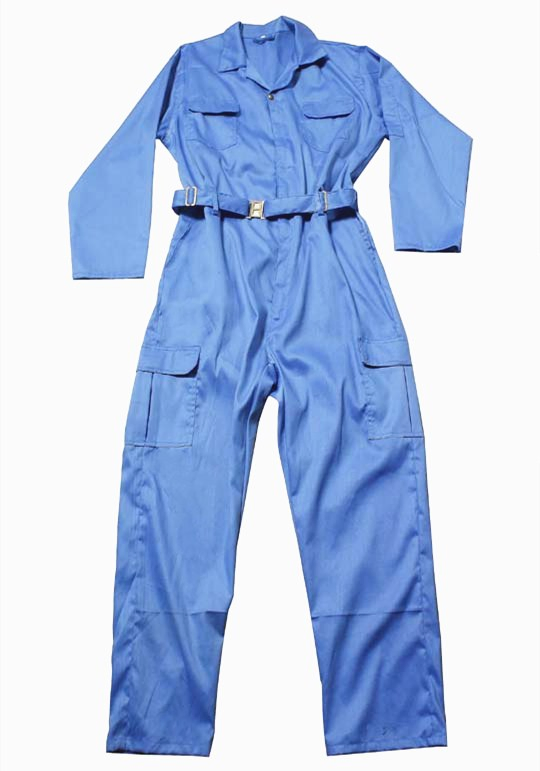 Ropa de trabajo protectora de buena calidad, mono de seguridad azul marino