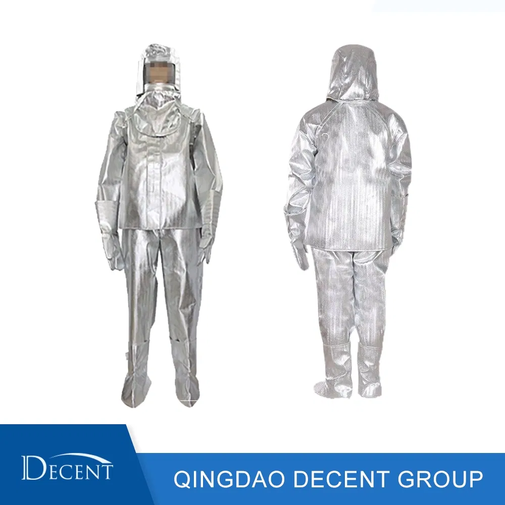 1000°C Sistema de Protección Industrial con Ropa Protectora Resistente al Calor y con Reflexión Térmica