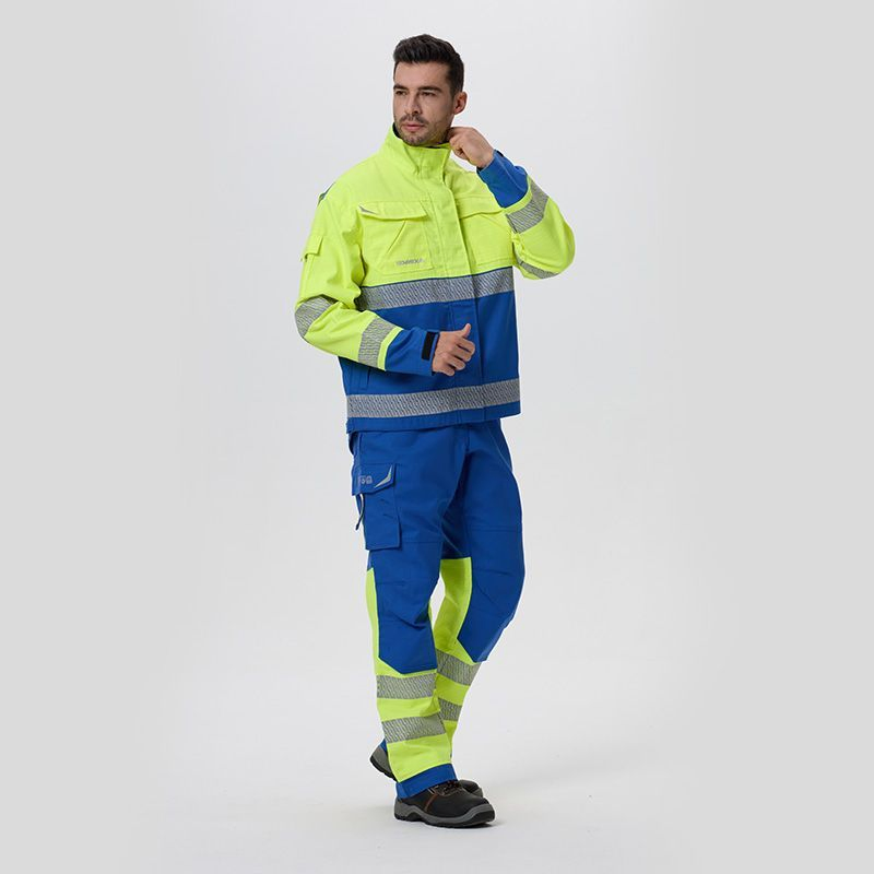Hola Cinta Reflectante de Alta Visibilidad Seguridad Protección EPP Impermeable Ropa de Trabajo Chaqueta de Trabajo