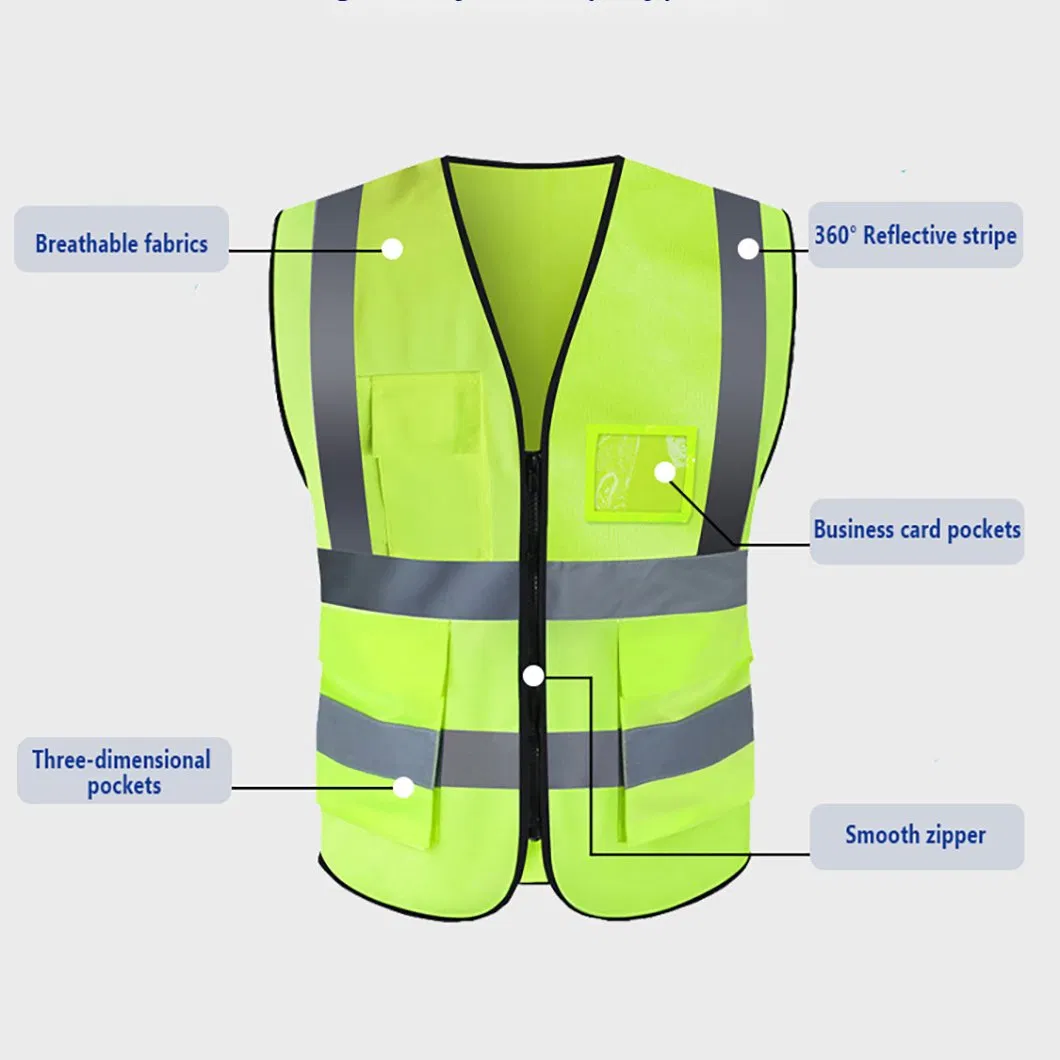 Ropa de trabajo de alta visibilidad y duradera hecha de telas transpirables