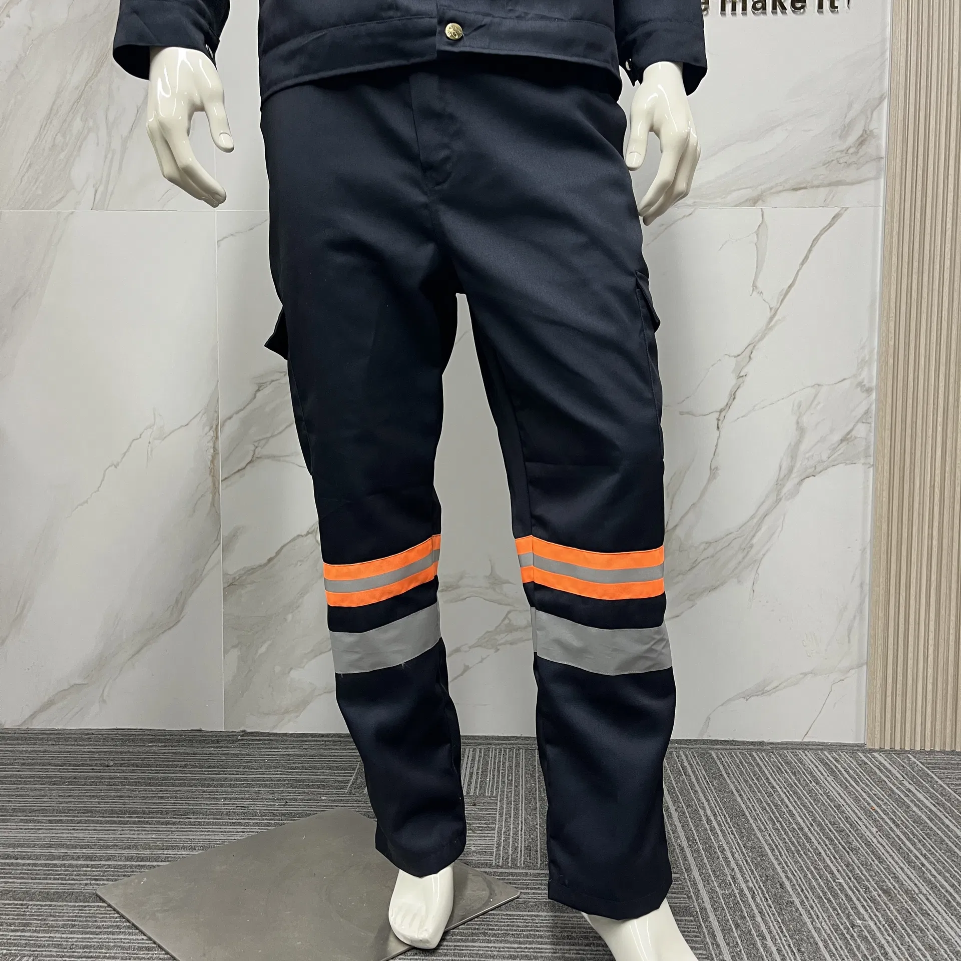Mono de protección ignífugo de algodón, ropa de trabajo segura, antiestática para construcción