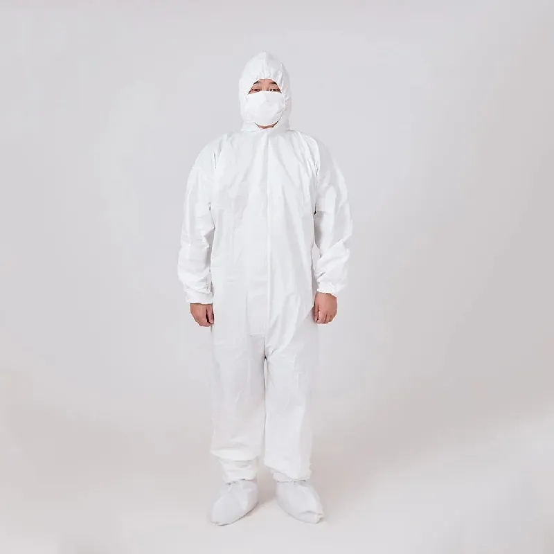 Ropa de trabajo desechable antistática de protección química, monos de tela no tejida