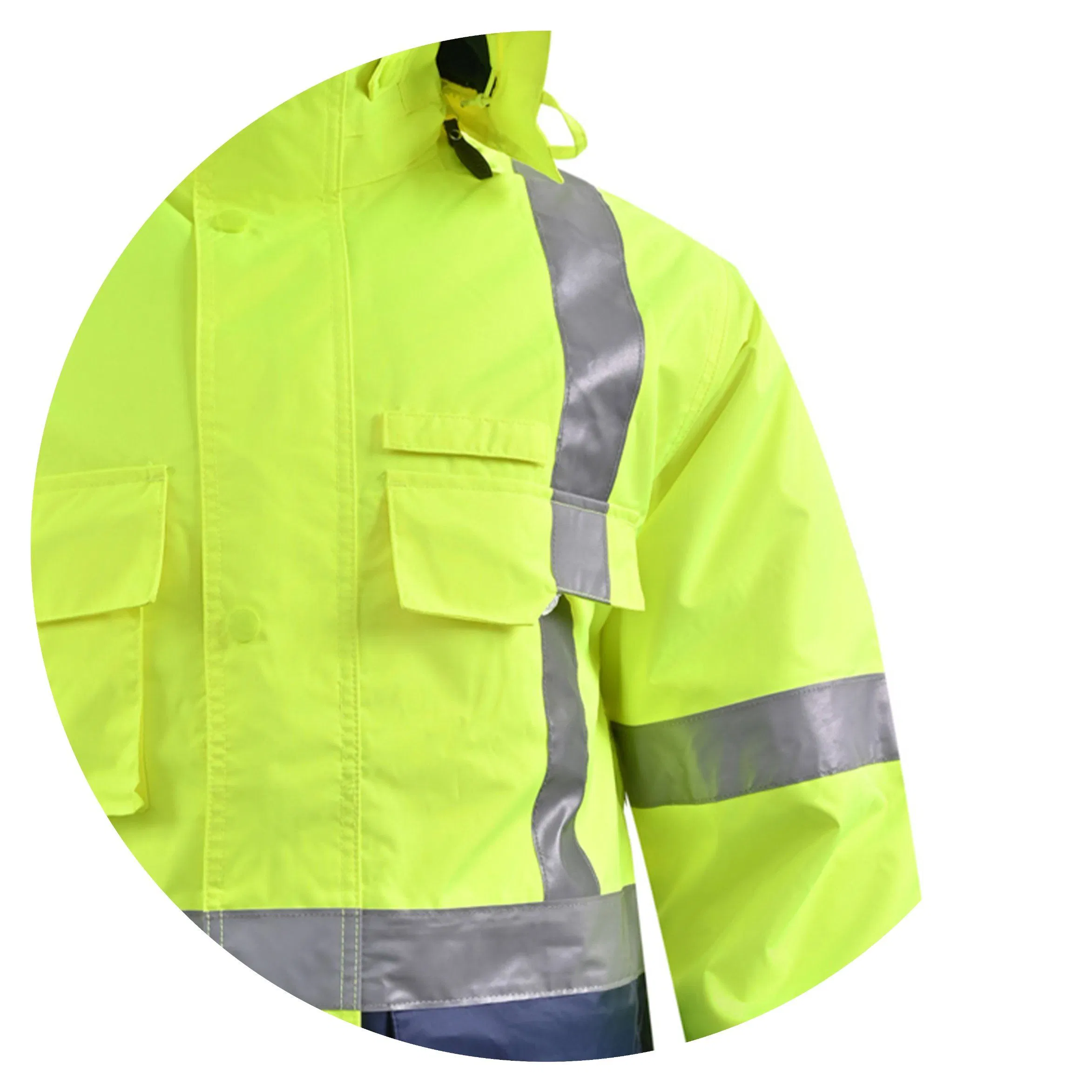 Chaqueta de alta visibilidad profesional para seguridad, ropa de trabajo protectora al aire libre
