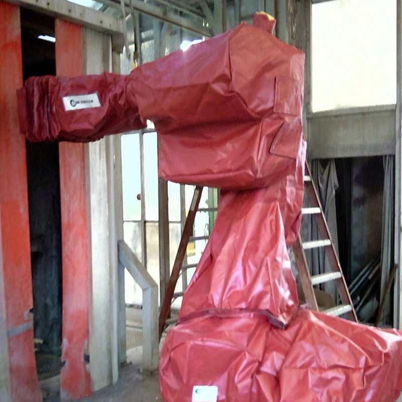 Cubierta de Robot de Molienda Cngbs Traje Protector Personalizado Impermeable Resistente a Ácidos y Álcali Traje Protector de Alta Sellado Ropa Protectora Industrial