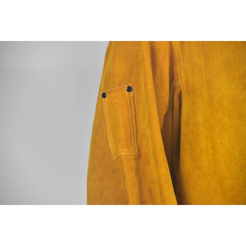 Chaqueta de cuero de soldadura de traje Ropa de trabajo Ropa protectora Abrigo 386