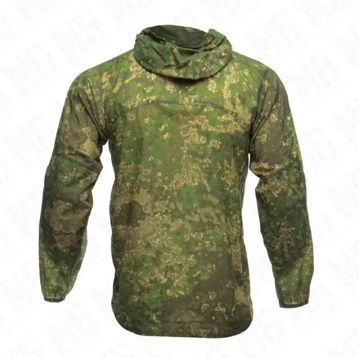 Ropa táctica camuflada con capucha protectora solar para entrenamiento al aire libre al por mayor