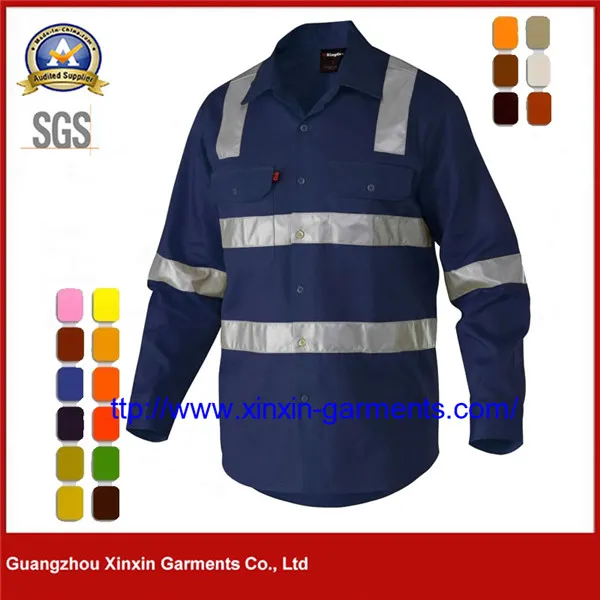 Ropa de trabajo protectora de algodón de mejor calidad para el otoño al aire libre de OEM para la seguridad (W297)