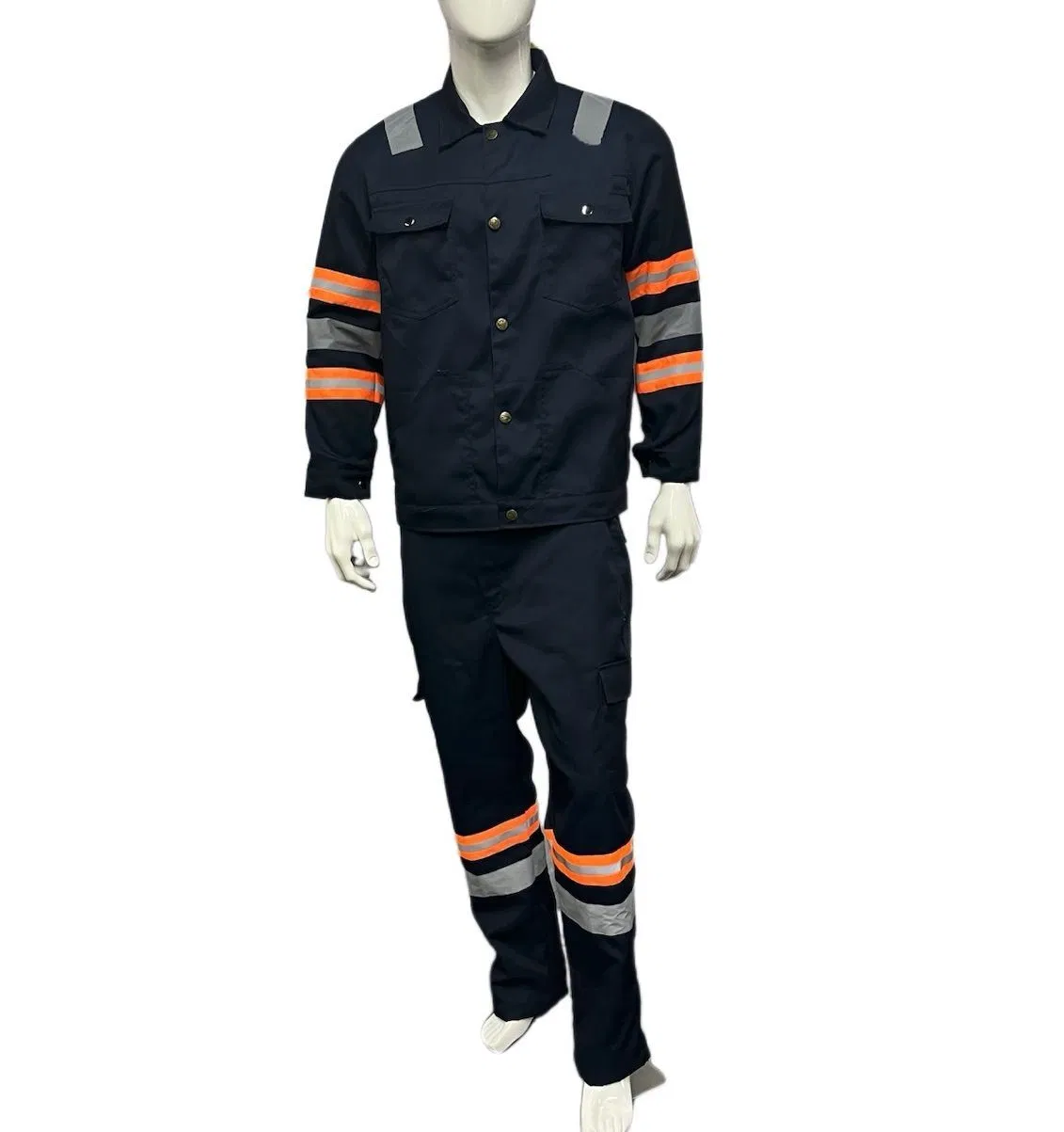 Mono de protección ignífugo de algodón, ropa de trabajo segura, antiestática para construcción