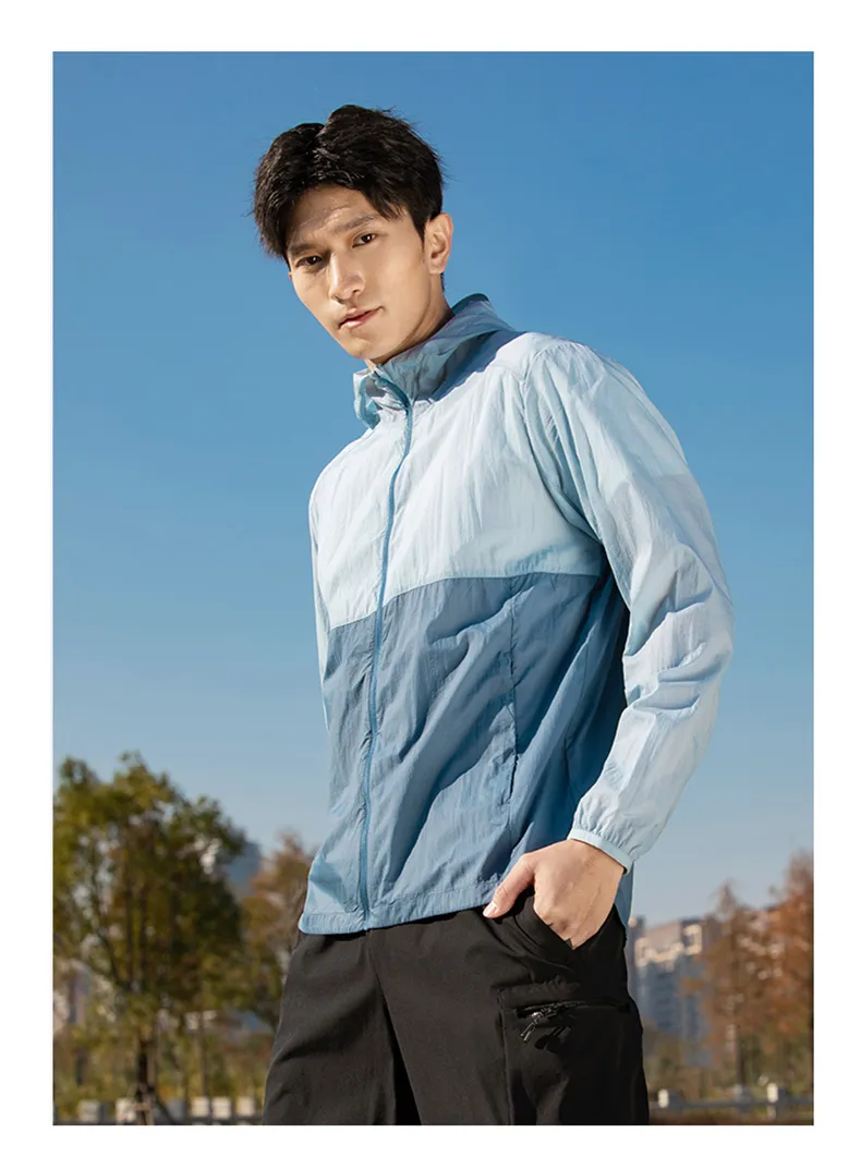 Ropa de protección solar UPF 40 para hombres y mujeres activos al aire libre