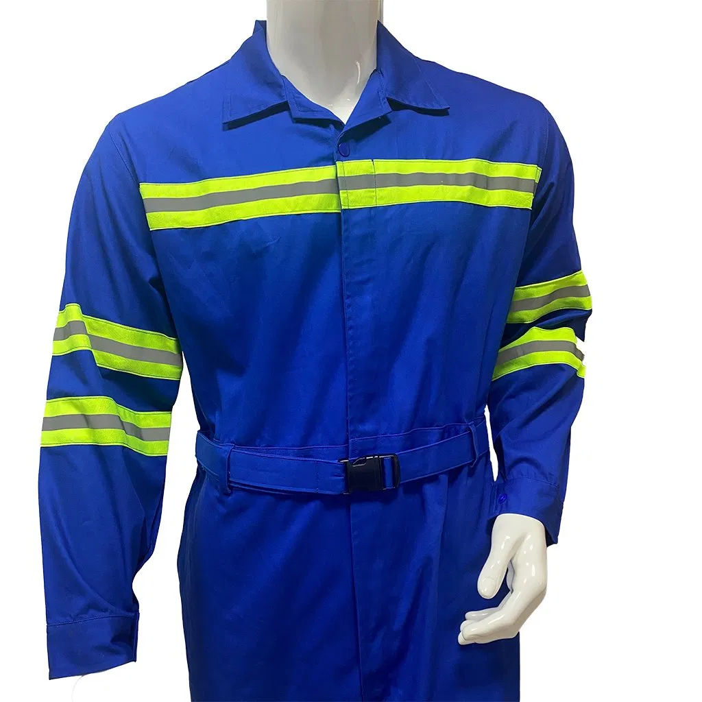 Conjunto de ropa de trabajo personalizada con logo, ropa de seguridad reflectante para construcción, manga larga