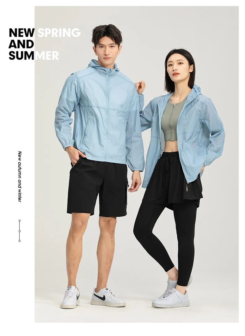 Ropa de protección solar UPF 40 para hombres y mujeres activos al aire libre