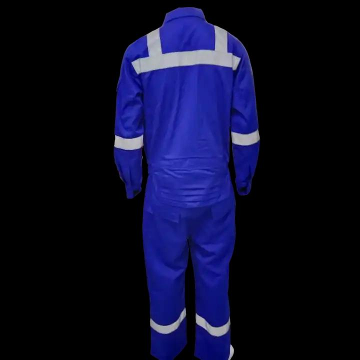 Traje de arco eléctrico ropa de trabajo de algodón resistente a las llamas