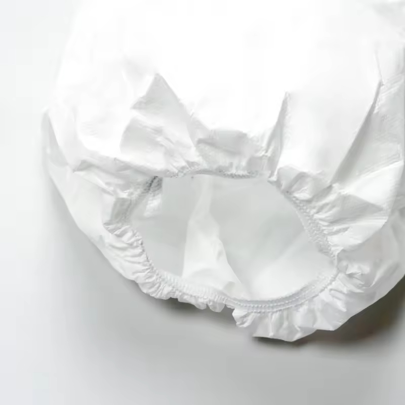 Cubierta protectora absorbente de partículas dañinas de polvo, antiestática, libre de silicona, ropa de seguridad transpirable