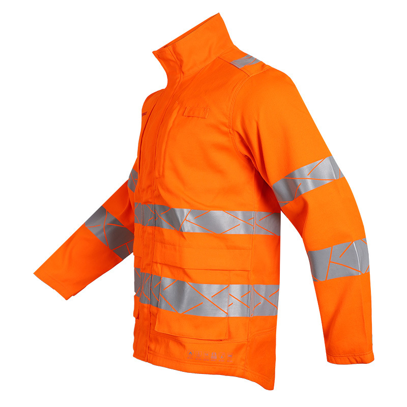 Ropa de trabajo de protección laboral retardante de llama europea, resistente al calor, resistente al desgaste y a prueba de arcos