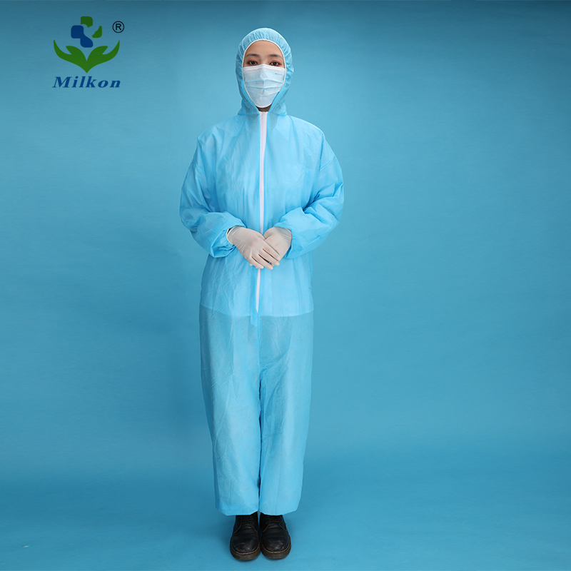 Buen precio del fabricante chino traje de protección médica contra radiaciones buena calidad ropa protectora de tela no tejida