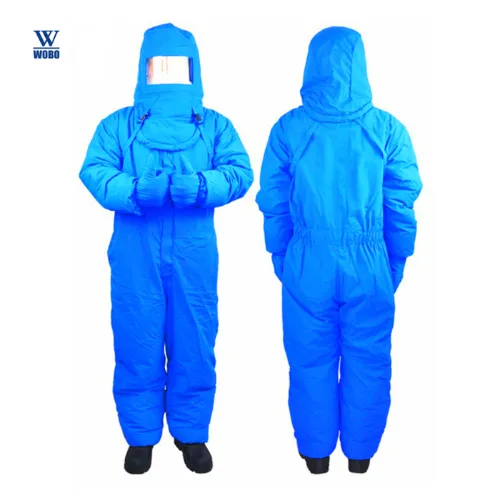 Precio de fábrica traje criogénico ropa protectora de nitrógeno líquido