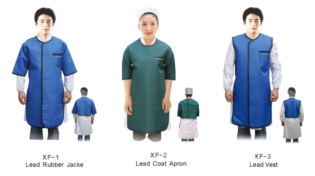 Chaleco de plomo protector, ropa de plomo para protección contra radiación Xf-5