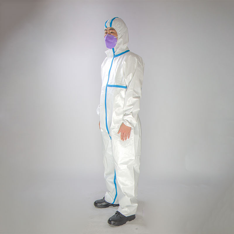 Ropa protectora médica desechable, ropa protectora ligera contra productos químicos
