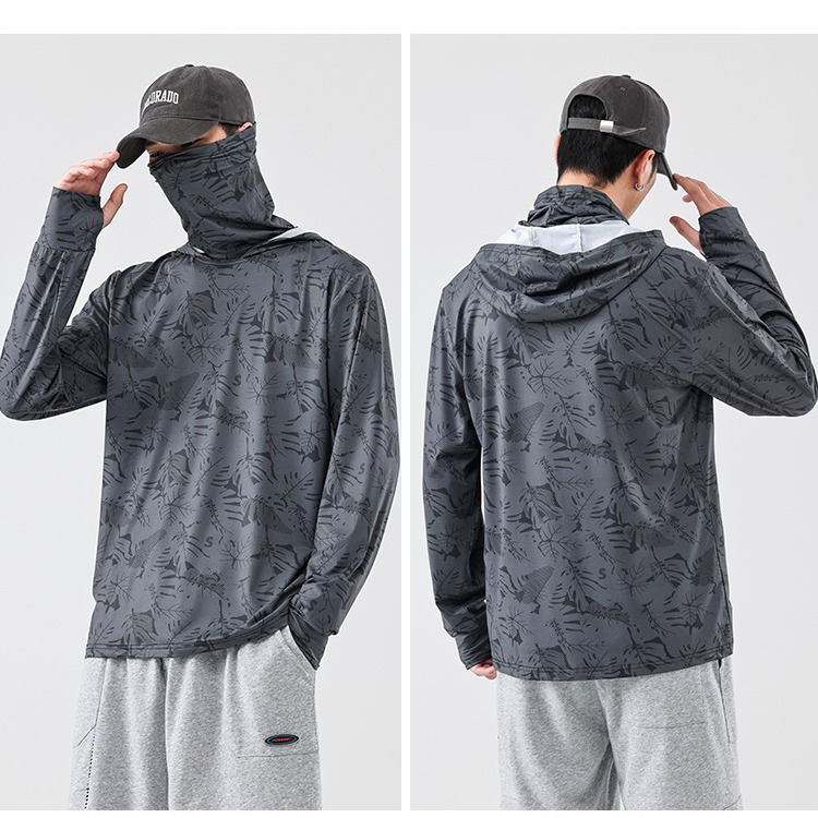 Ropa protectora exterior de pesca ultradelgada con protección UV, ligera y transpirable para el verano