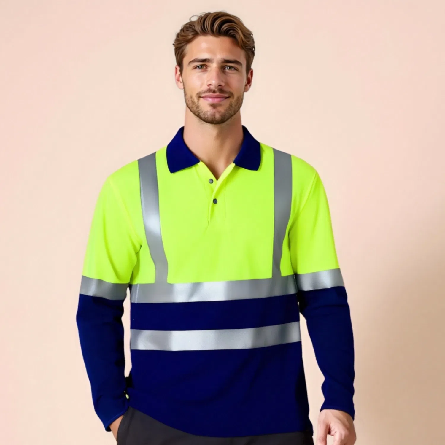 Chaqueta de trabajo reflectante de alta visibilidad 3