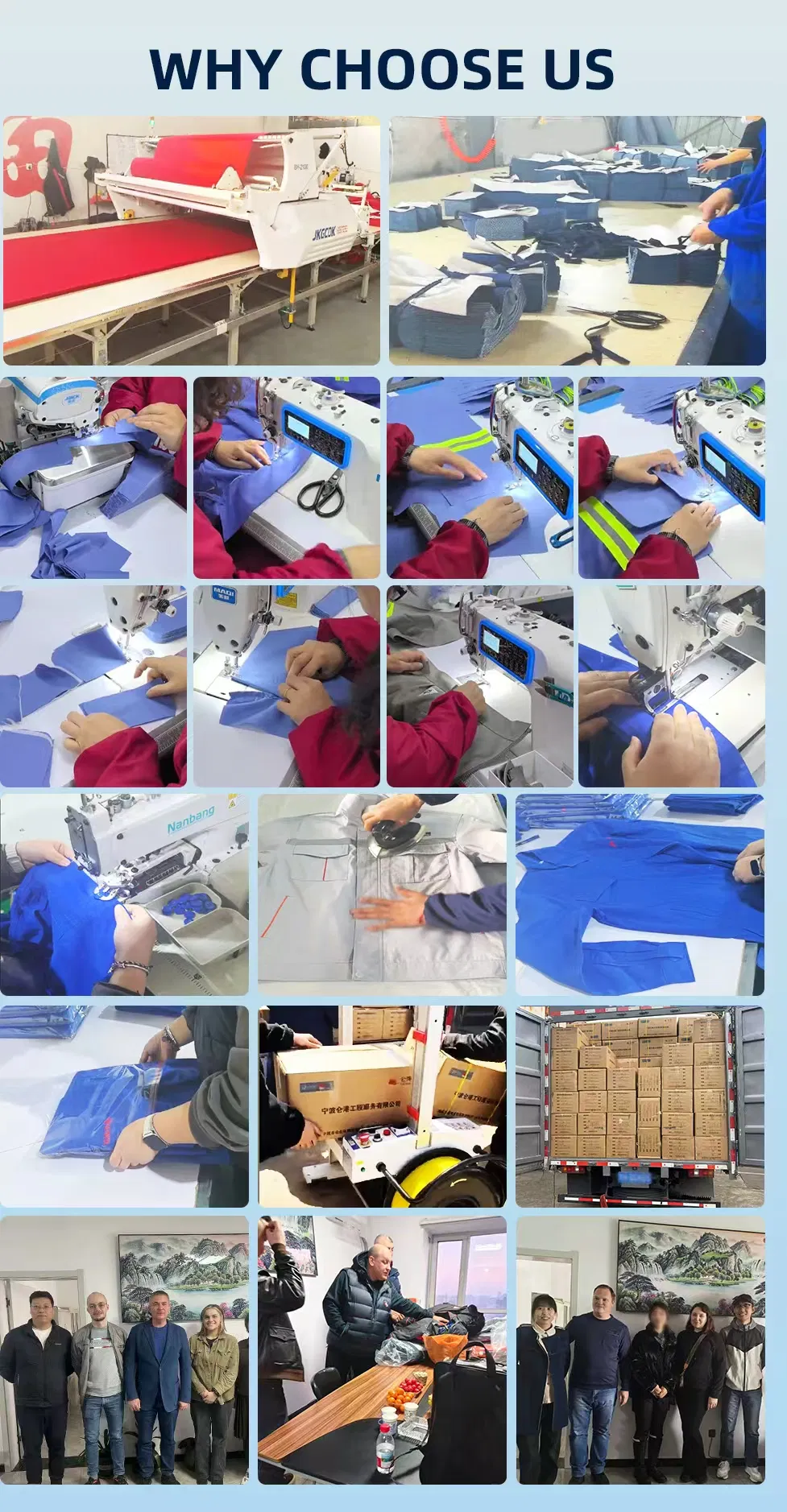 Fábrica de ropa de trabajo