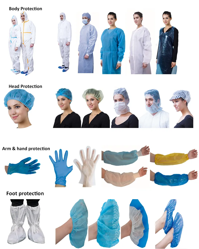 Ropa protectora desechable laminada de no tejida para protección química industrial